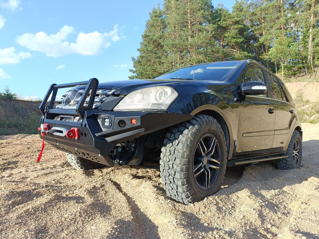 Estriberas tubulares de protección Rockslider Mercedes ML