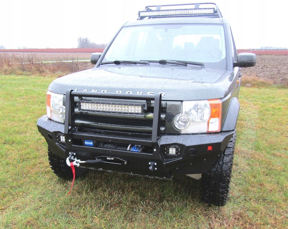Winch bumper with bull bar for Land Rover Discovery 3