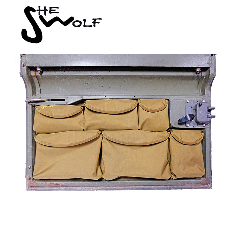 Front door storage compartment, suitable for Land Rover Defender 90-110 series