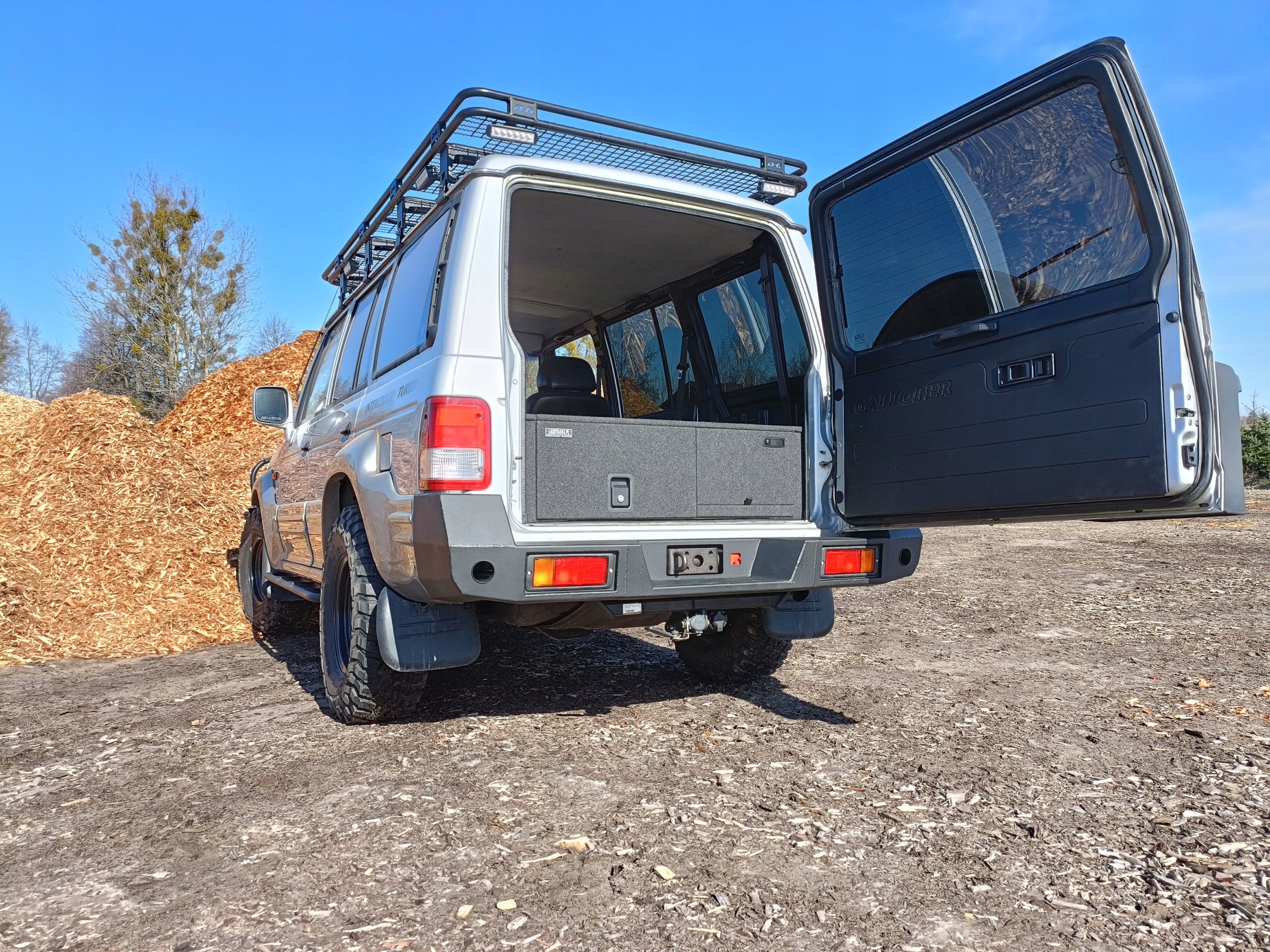 Stahl-Heckstoßstange Hyundai Galloper 5-Türer