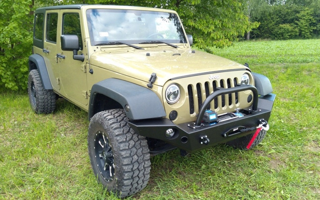 Seilwindenstoßstange mit Bullbar vorne Jeep Wrangler JK JKU