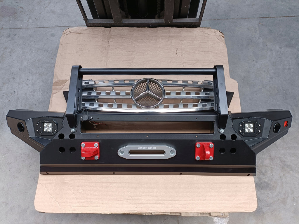 Parachoques de cabrestante con barra protectora Mercedes W164 Clase M ML