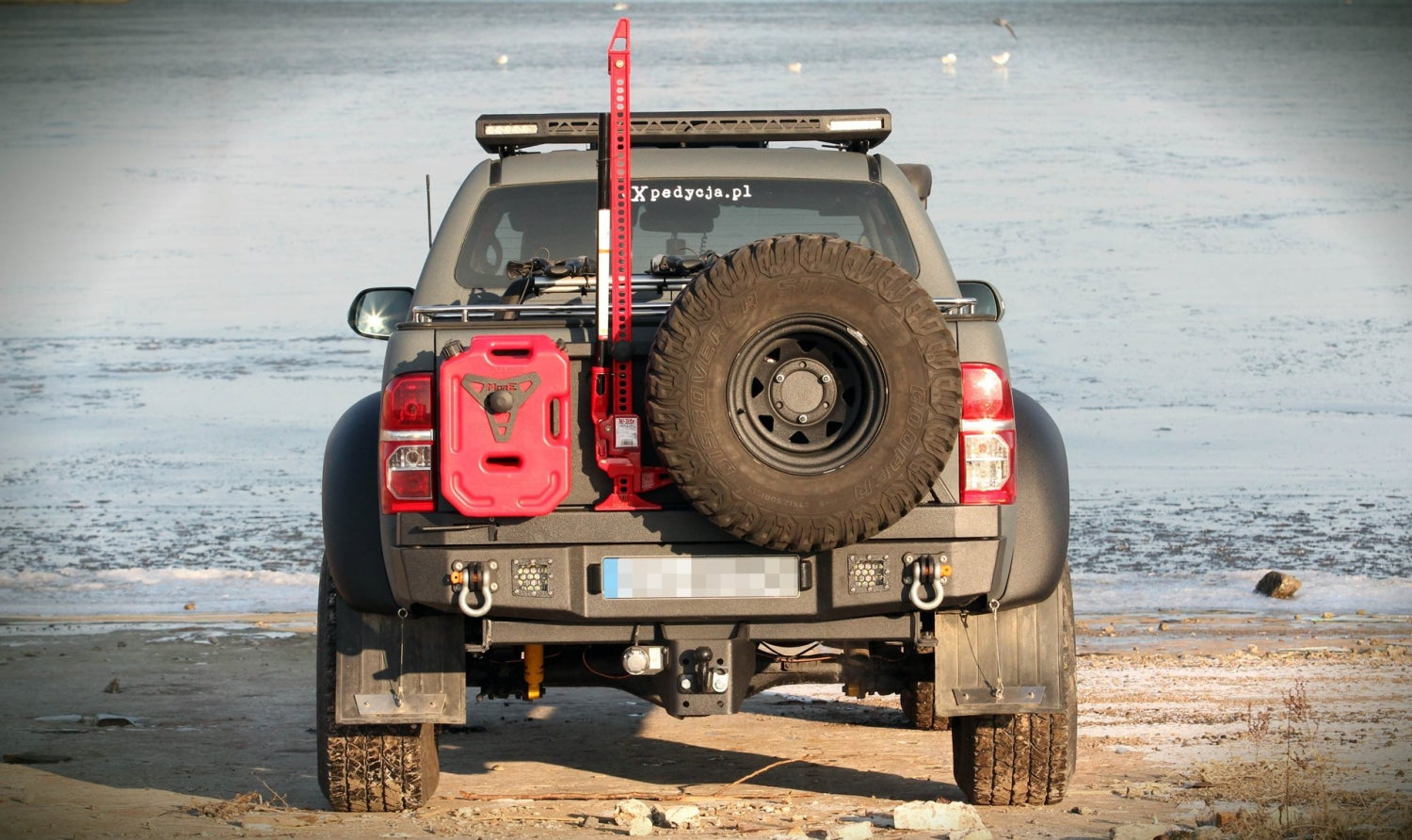 Reserverad Träger für MorE 4x4 Pick Up Stoßstangen