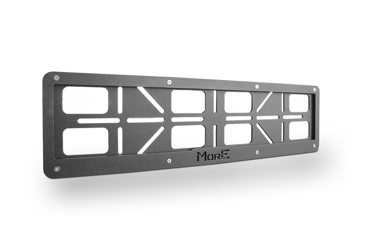 Soporte de matrícula reforzado de aluminio