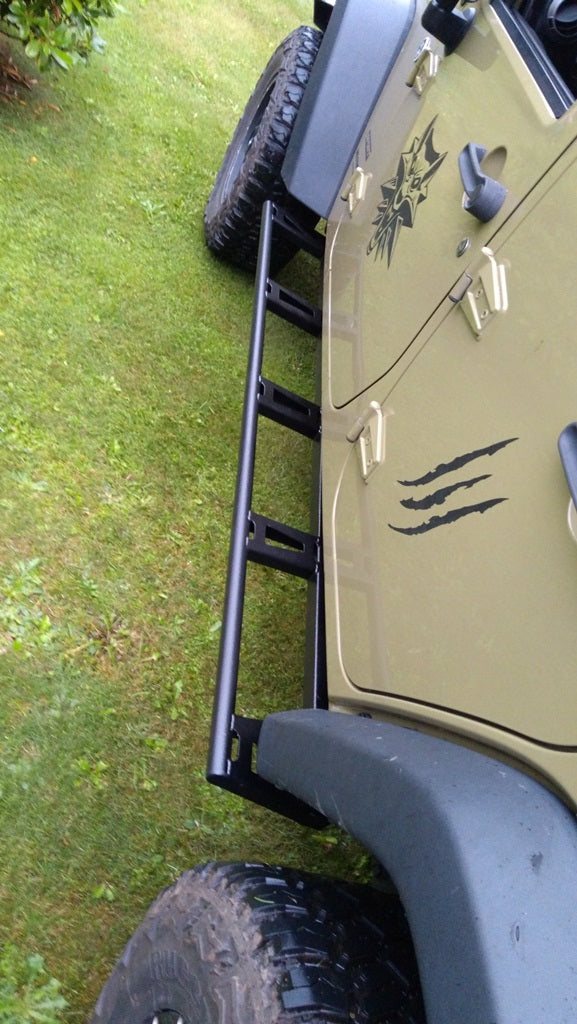 Protectores de estribos Rockslider Jeep Wrangler JKU