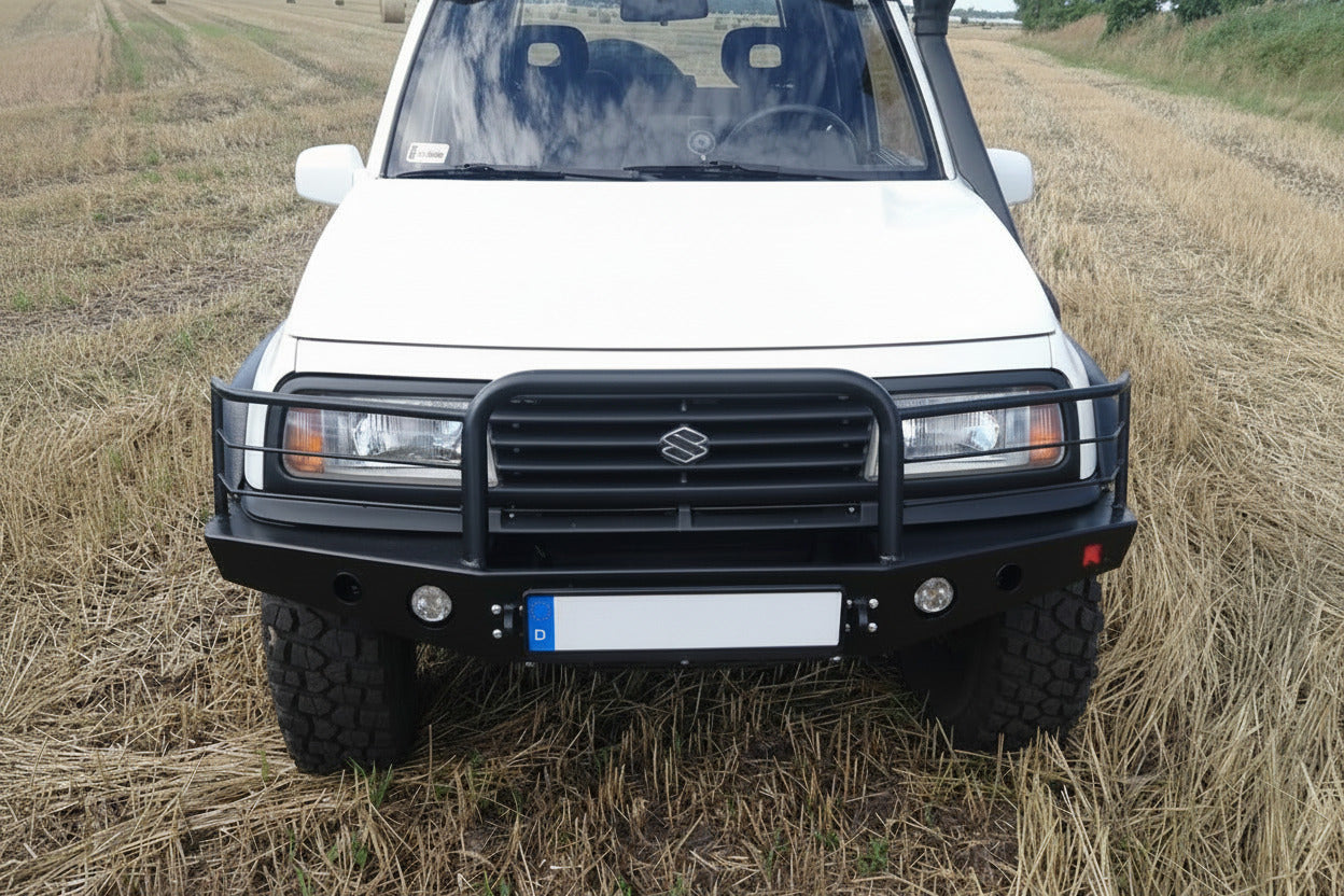 Winch Bumper with Bull Bar and Lamp Guards Suzuki Vitara 1.6 3-Door (1988–1998)