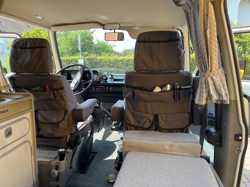 Volkswagen T3 Pilotensitz Sitzbezüge mit Organizer
