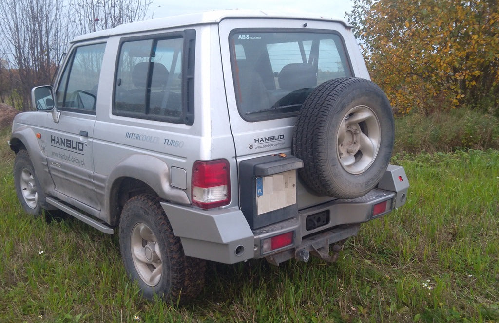 Steel rear bumper Hyundai Galloper 3-door