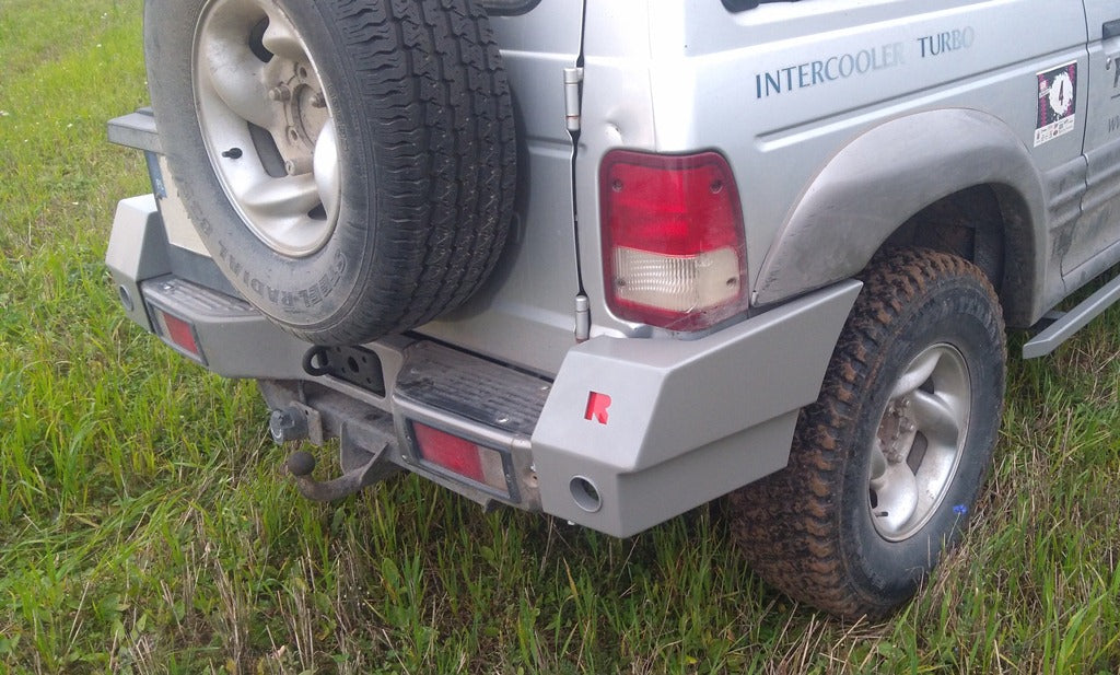 Steel rear bumper Hyundai Galloper 3-door