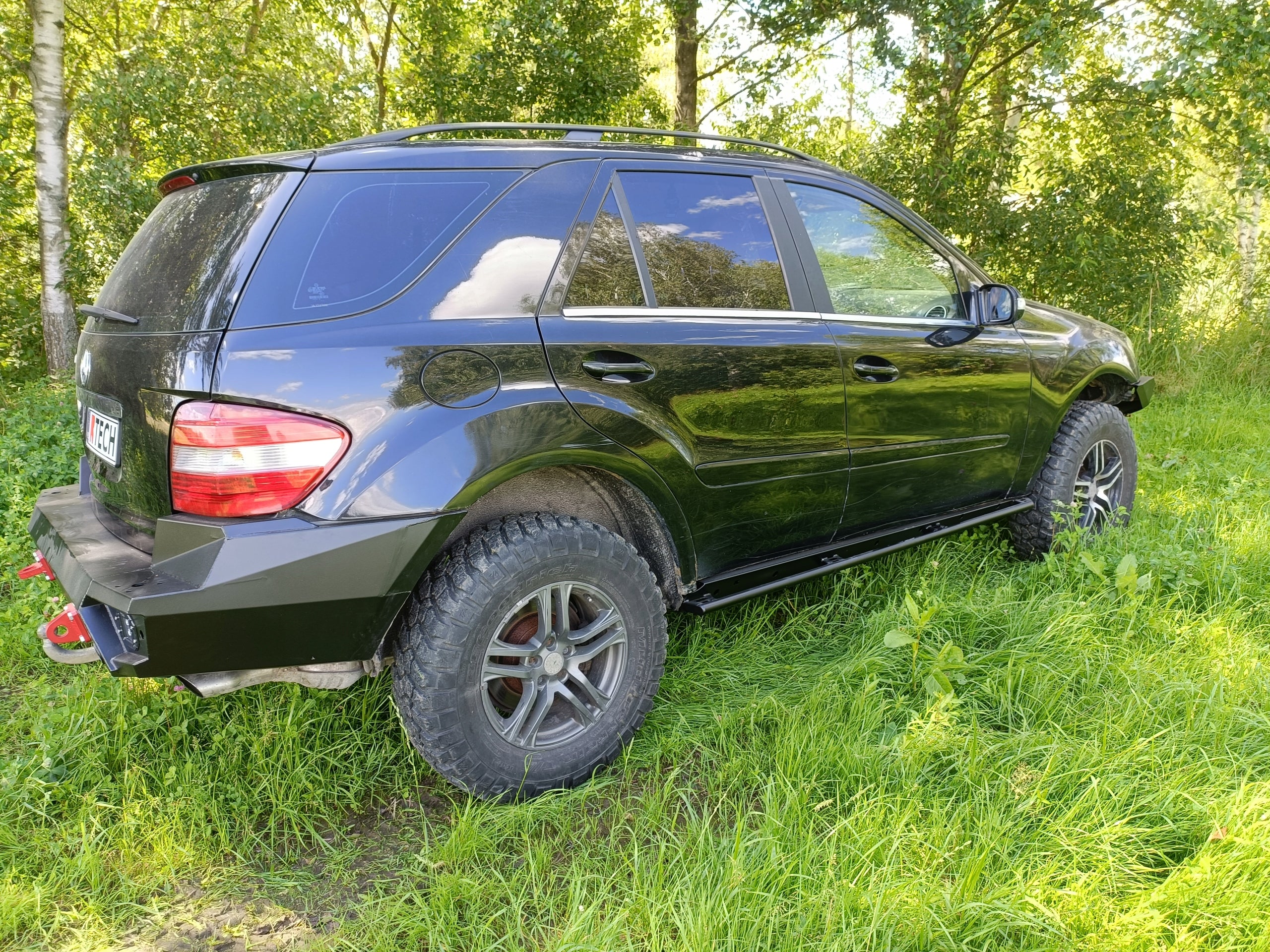 Estriberas tubulares de protección Rockslider Mercedes ML
