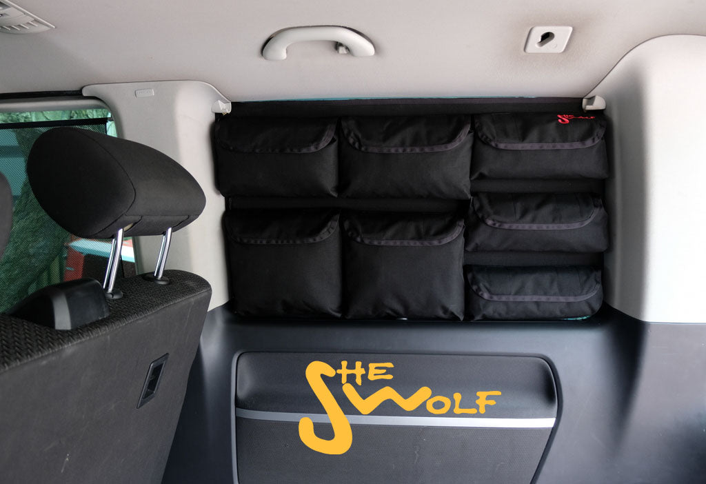 Window pockets, side window organizer for VW T5 short wheelbase