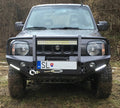 Winch bumper with bullbar and lamp protection bar Suzuki Jimny FJ