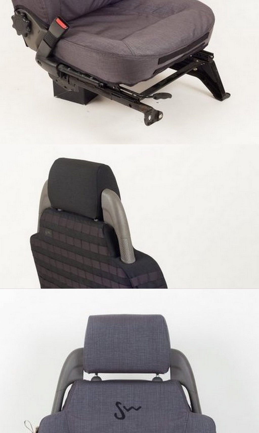 Seat covers – Organizer set for the front of the Land Rover Discovery 2