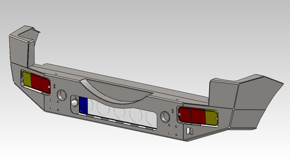 Steel Rear Bumper Suzuki Jimny FJ