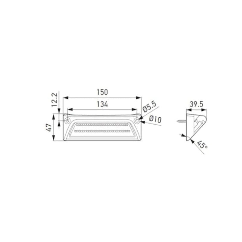 Hella LED Roof Rack Work Light SMS2000 2000lm
