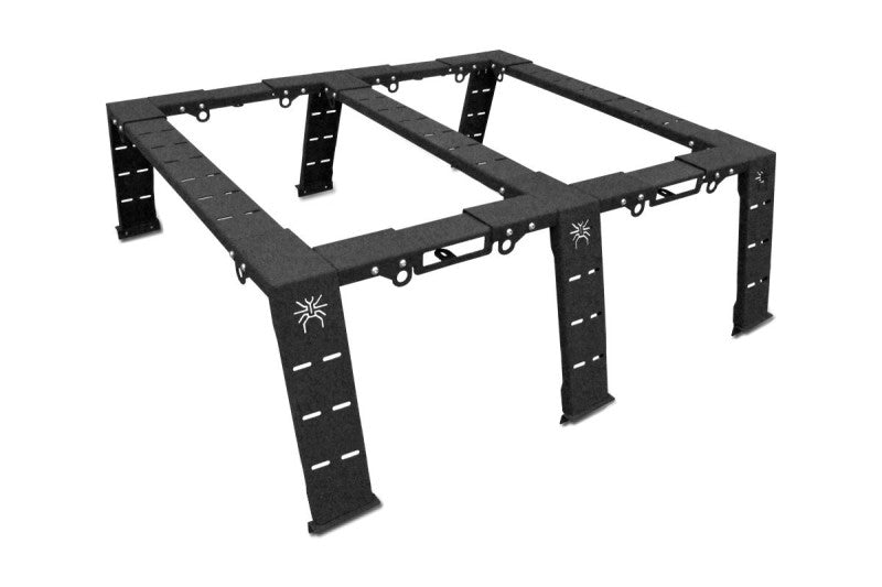 MorE 4x4 Bed Rack Mark II mittel für Pickup mit Rollo und Panels – Ansicht 1