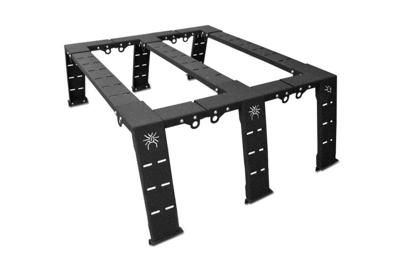 MorE 4x4 Bed Rack Mark II mittel kurz für Pickup mit Rollo und Rollbar – Ansicht 1