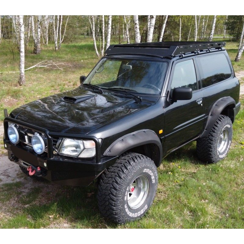 Nissan Patrol GU / GR Y61 Aluminium Low Profile Roof Rack 3-Door