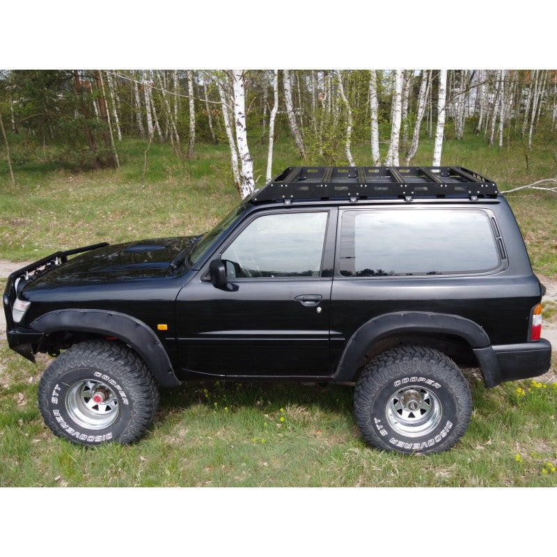 Nissan Patrol GU / GR Y61 Aluminium Low Profile Roof Rack 3-Door