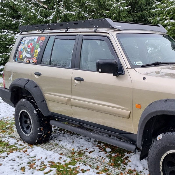 Nissan Patrol GU GR Y61 Aluminium Low Profile Dachträger 5-Türer