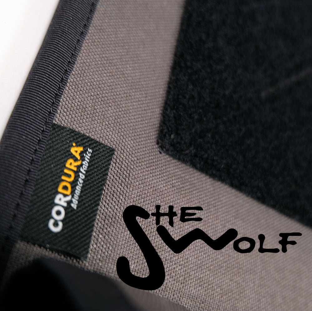 VW T6 rear window organizer set with first aid kit and tear-off bags