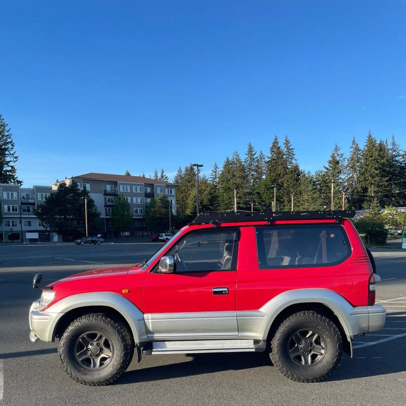 Toyota Land Cruiser Prado 90 3-door Aluminum Low Profile Roof Rack