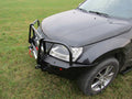 Seilwindenstoßstange mit Bullbar und Lampenschutzrohren Vorne Suzuki Grand Vitara 2 JT