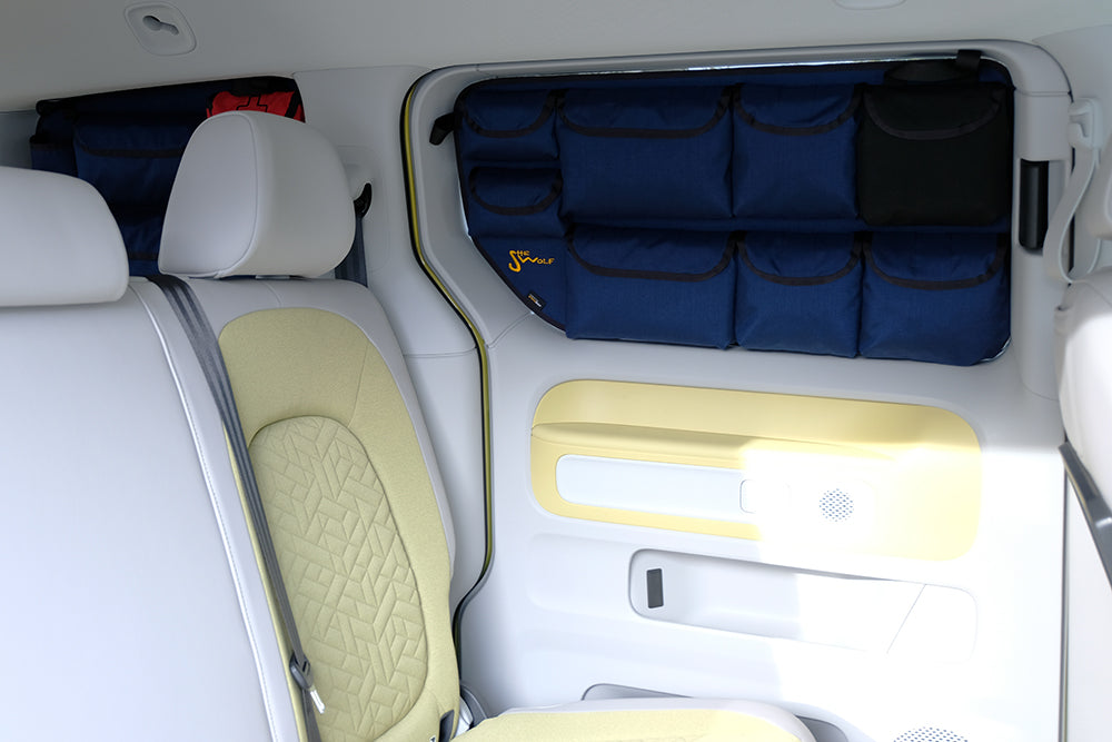 Bolsas para ventana VW ID. Organizador de ventana de puerta corredera Buzz