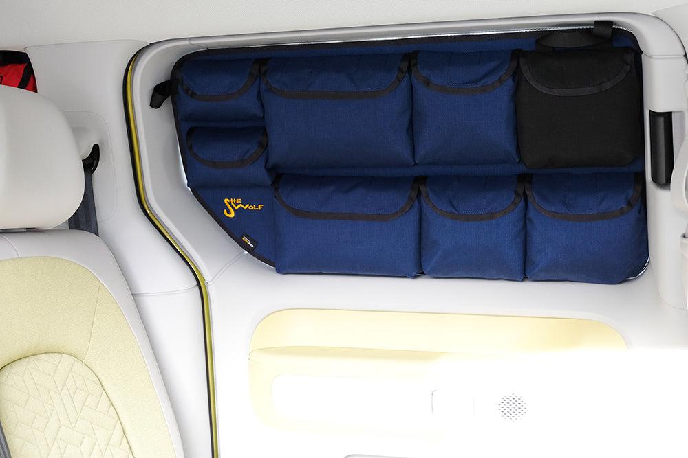 Bolsas para ventana VW ID. Organizador de ventana de puerta corredera Buzz