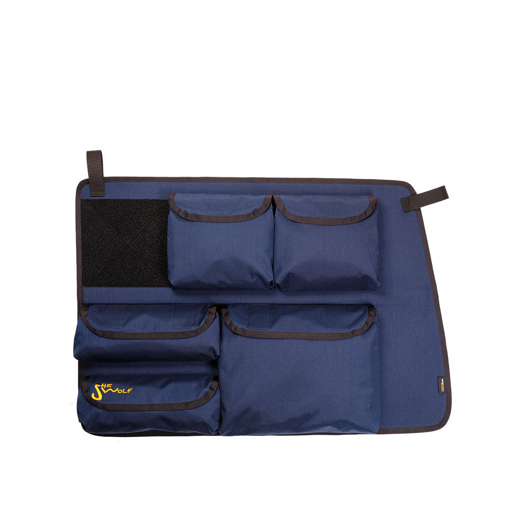 Fenstertaschen Organizer die rechte Seitenscheibe VW T4 KURZ (mit Lüftung in der A-Säule) mit abnehmbarer Tasche