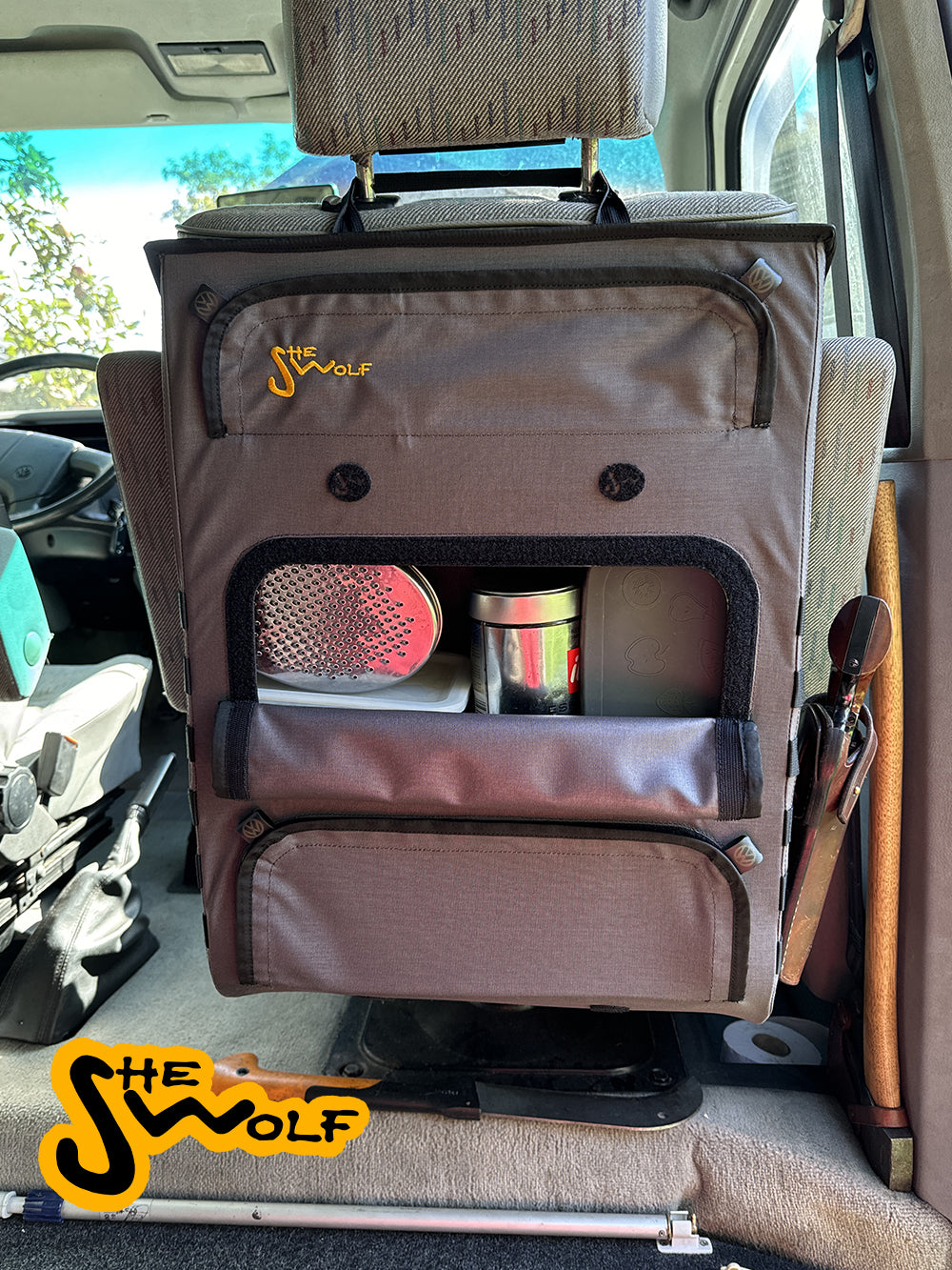 SHE-WOLF VW T4 Rücksitzschrank Sitz Oragnizer