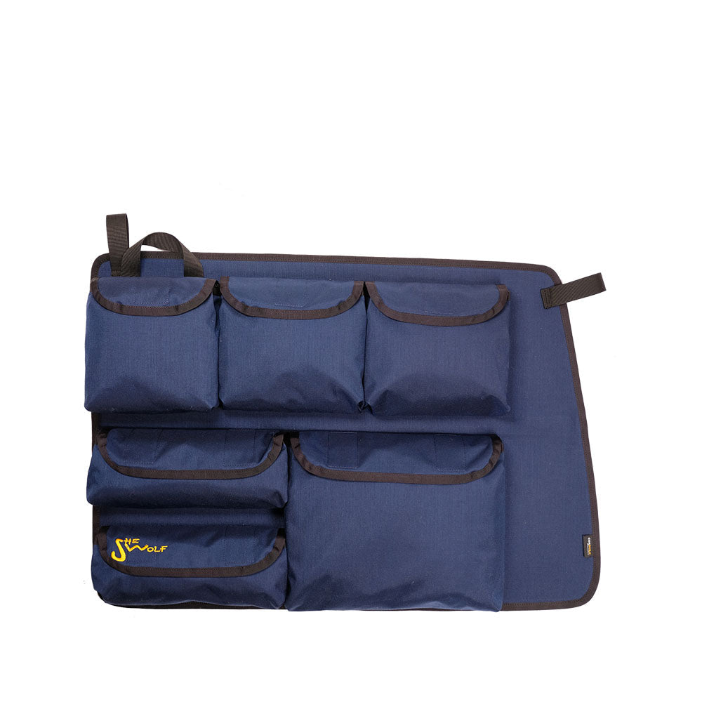 Fenstertaschen Organizer die rechte Seitenscheibe VW T4 KURZ (mit Lüftung in der A-Säule) mit abnehmbarer Tasche